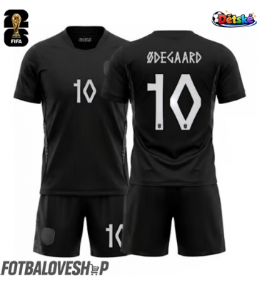 Norsko Martin Odegaard #10 Dětské Venkovní Dres MS 2026 Krátký Rukáv (+ trenýrky)